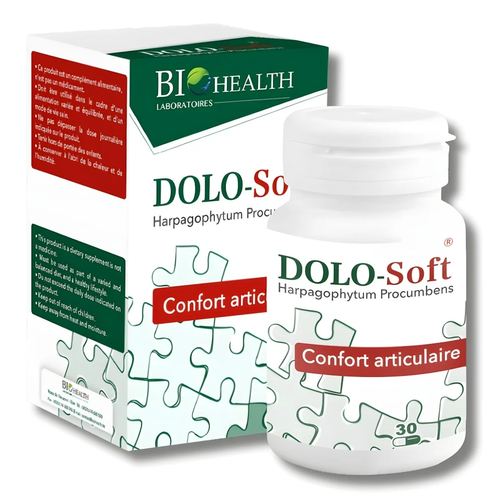 BIOHEALTH - DOLO-SOFT 30 GELULES pour Compléments Alimentaires