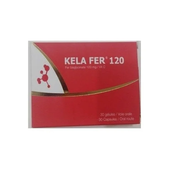 XEN KELA FER 120MG 30 capsules pour Compléments Alimentaires