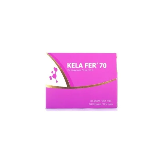 XEN KELA FER 70MG 30 capsules pour Compléments Alimentaires