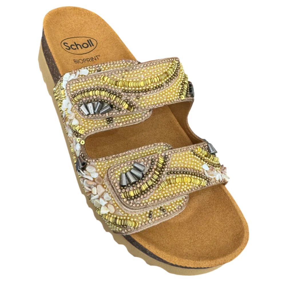 SCHOLL - CLAQUETTES ORTHOPEDIQUES CAMEL FEMMES pour sabots et claqu...