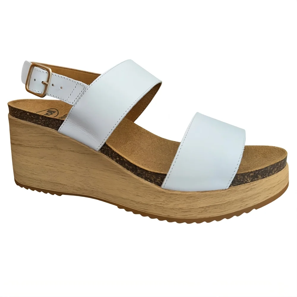 SCHOLL - SANDALES ORTHOPEDIQUES BLANCHES FEMMES pour sabots et claq...