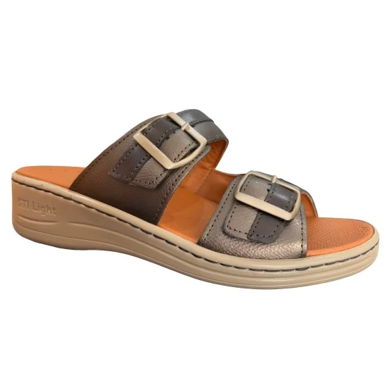 STILIGHT - CLAQUETTES ORTHOPEDIQUES MARRONS FEMMES pour sabots et c...