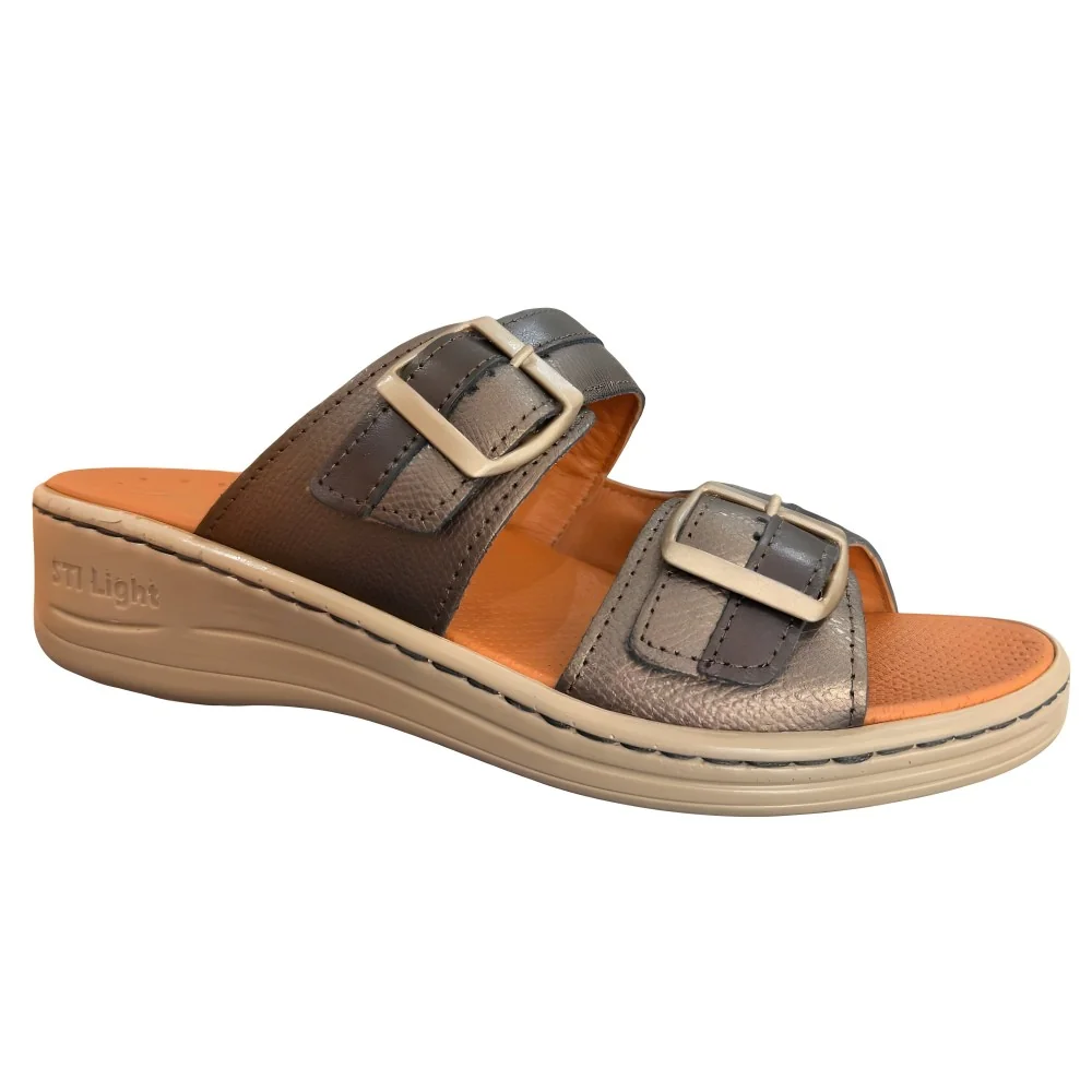 STILIGHT - CLAQUETTES ORTHOPEDIQUES MARRONS FEMMES pour sabots et c...