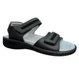 STILIGHT - SANDALES ORTHOPÉDIQUES NOIRES HOMMES pour sabots et claq...