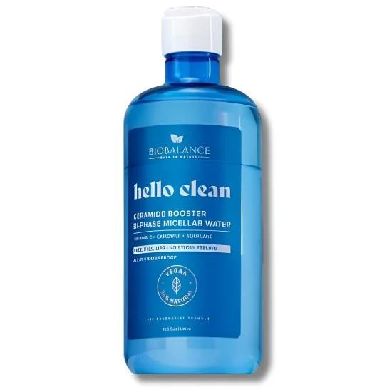 BIO BALANCE HELLO CLEAN - EAU MICELLAIRE BIPHASÉE BOOSTER DE CÉRAMI...