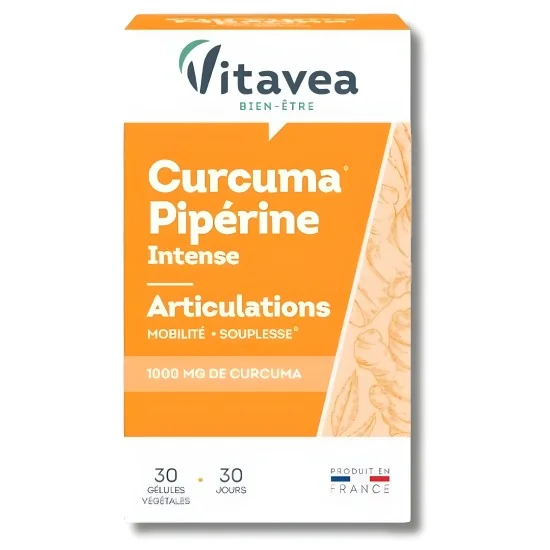 VITAVEA - CURCUMA PIPÉRINE ARTICULATIONS 30 GELULES pour Complément...