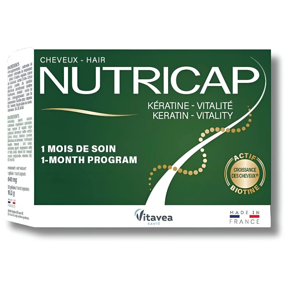 VITAVEA - NUTRICAP KERATINE VITALITE CHEVEUX 30 CAPSULES pour Compl...