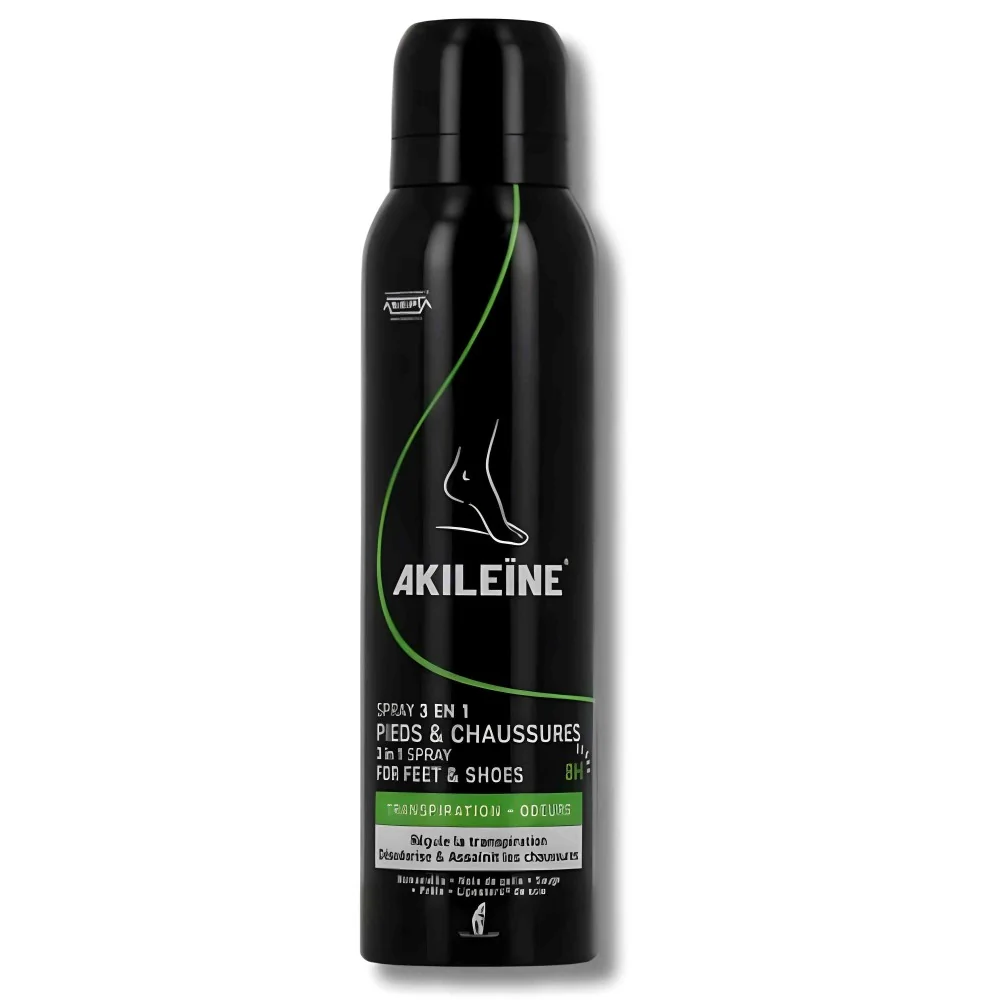 AKILEINE - SPRAY NOIR 3EN1 PIEDS & CHAUSSURES 150ML pour Beauté