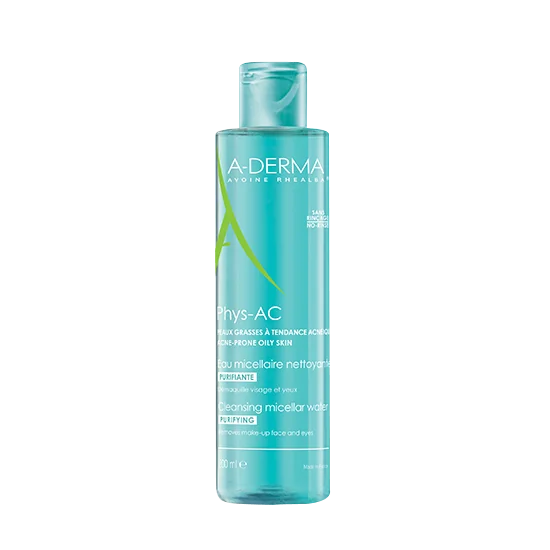 ADERMA PHYS-AC EAU MICELLAIRE PURIFIANTE 200ML pour Visage