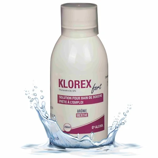 STODERMA KLOREX FORT - SOLUTION BAIN DE BOUCHE 250ML pour Hygiène