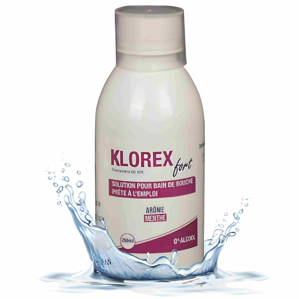 STODERMA KLOREX FORT - SOLUTION BAIN DE BOUCHE 250ML pour Hygiène