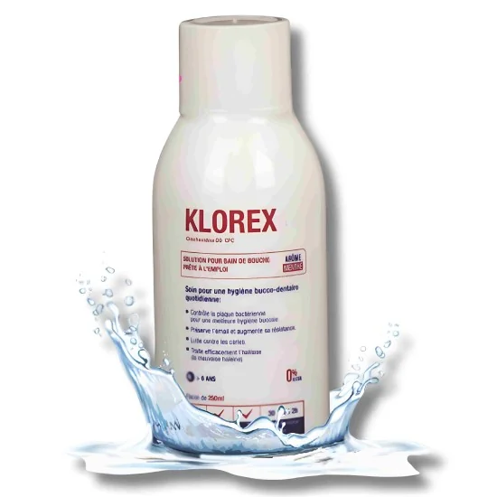 STODERMA KLOREX - SOLUTION BAIN DE BOUCHE 250ML pour Hygiène