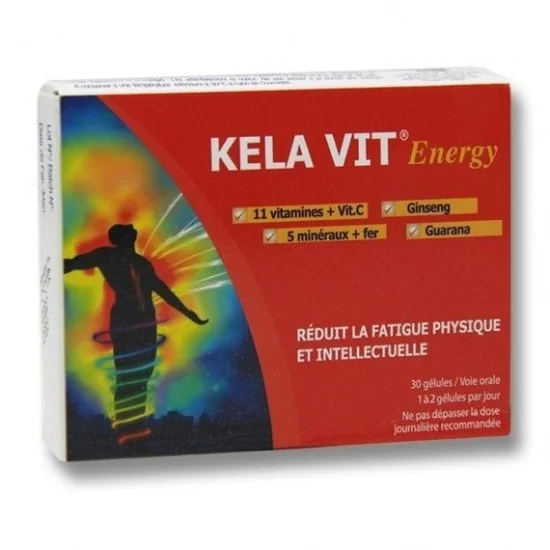 XEN KELA VIT Energy 30 gélules pour Compléments Alimentaires