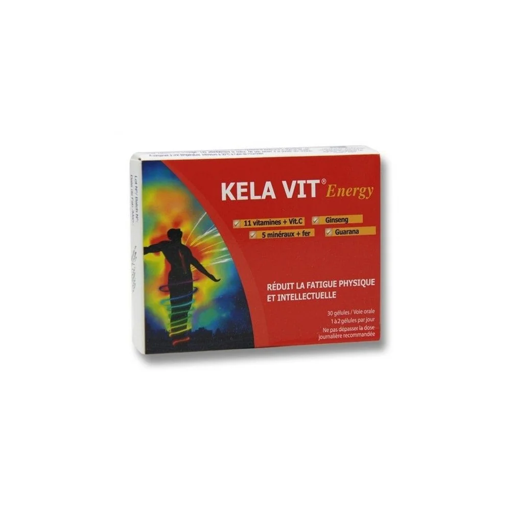 XEN KELA VIT Energy 30 gélules pour Compléments Alimentaires