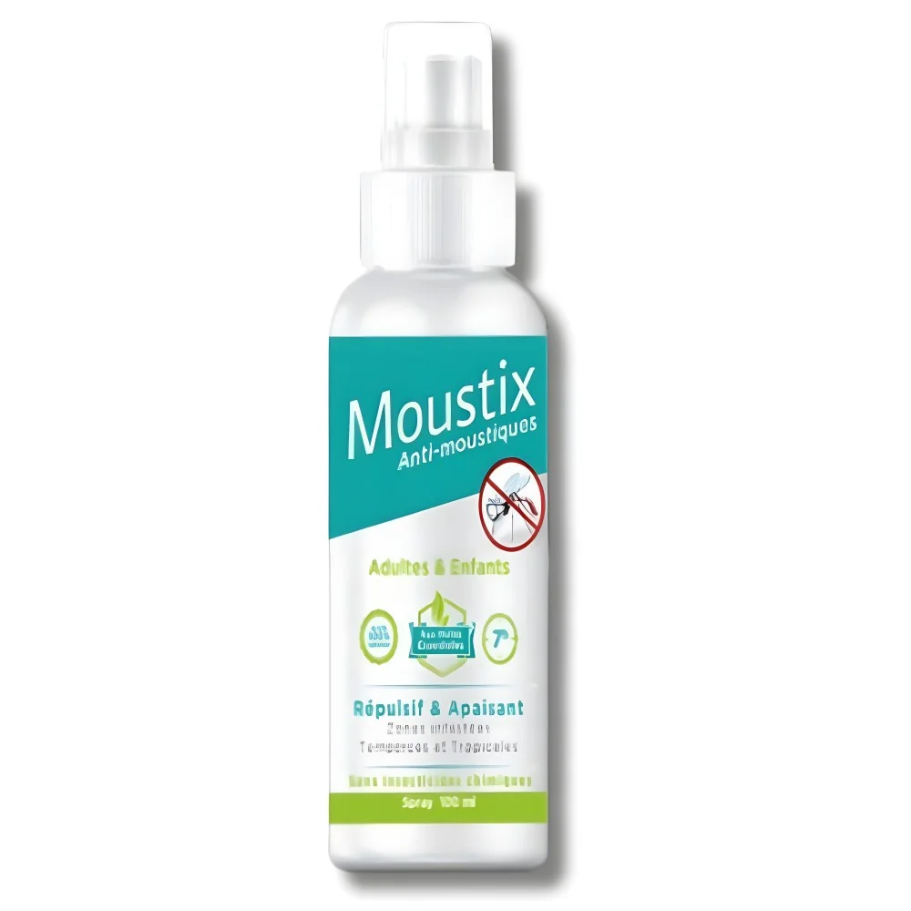 INODERMA - MOUSTIX SPRAY ANTI-MOUSTIQUES REPULSIF ET APAISANT 100ML...