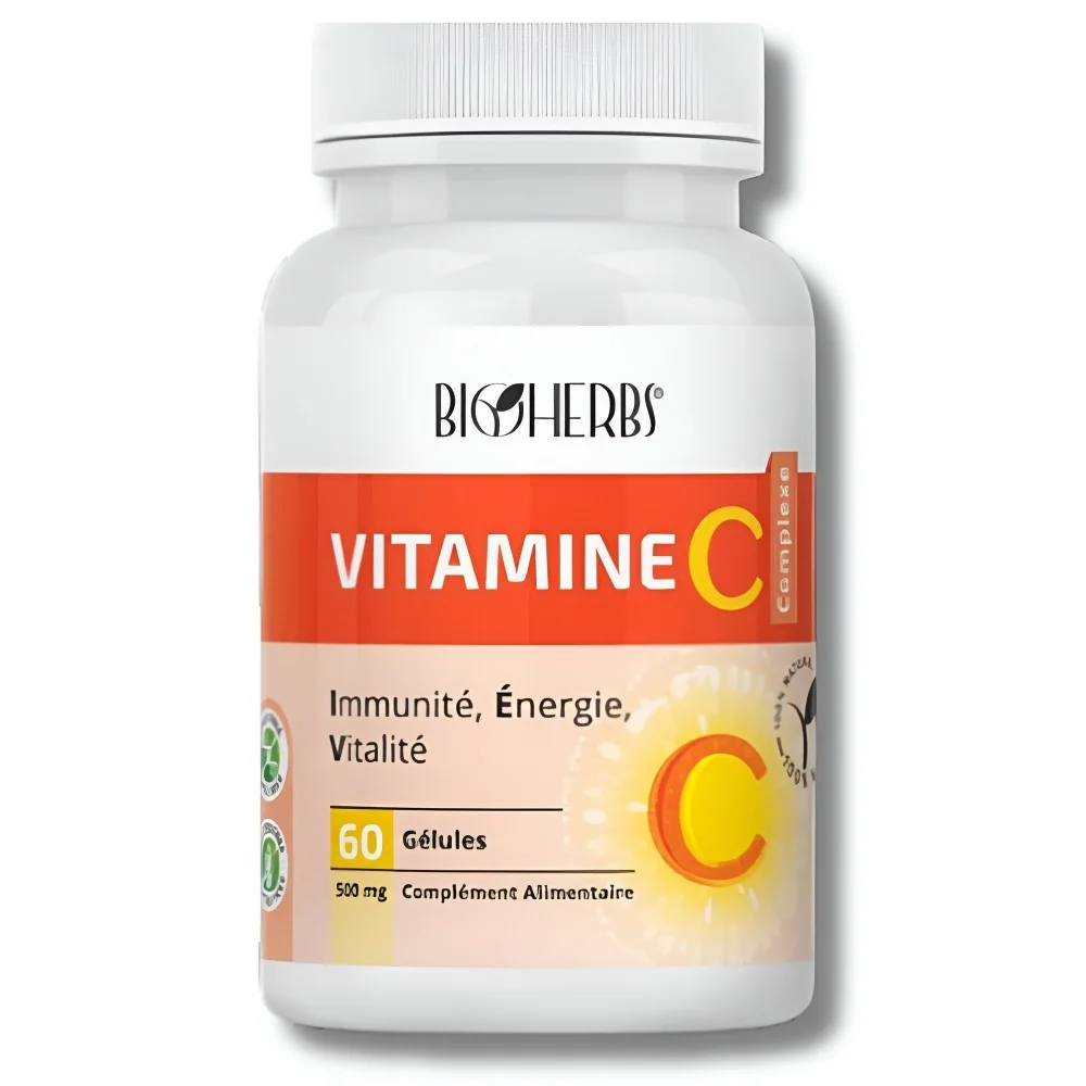 BIOHERBS - VITAMINE C COMPLEXE 60 GELULES pour Compléments Alimenta...