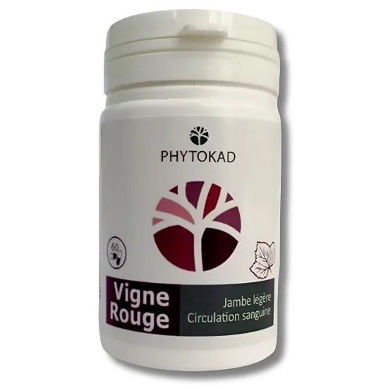 PHYTOKAD - VIGNE ROUGE 60 GELULES pour Compléments Alimentaires