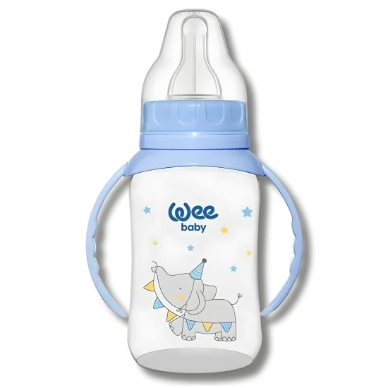 WEE BABY - BIBERON PP AVEC ANSES 6-18M 150ML 744-F pour Maman et bébé