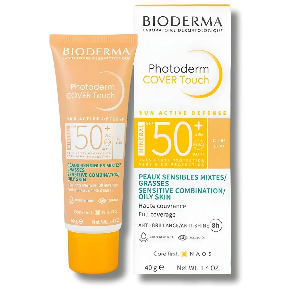 BIODERMA PHOTODERM - COVER TOUCH MINERAL TRES CLAIRE SPF50+ 40G pou...