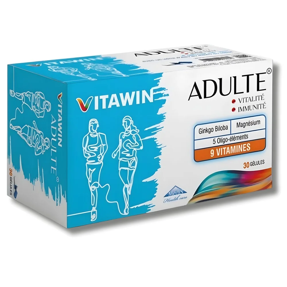 VITAWIN ADULTE 30 GELULES pour Compléments Alimentaires