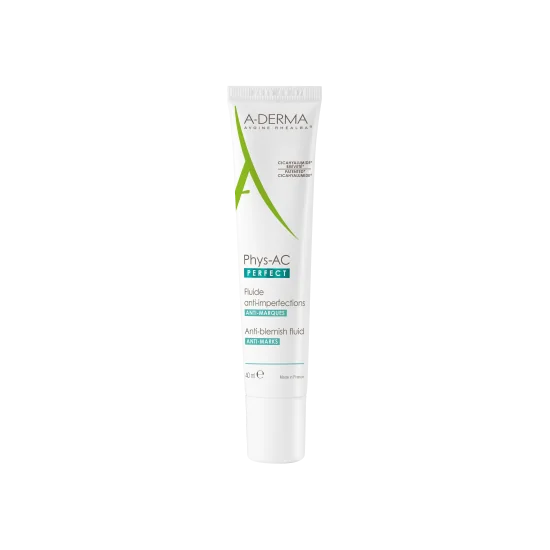 ADERMA Phys-AC Perfect Fluide 40ML pour Beauté