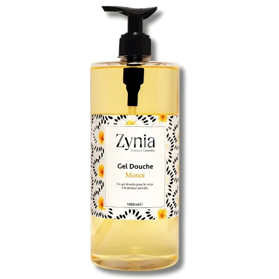 ZYNIA - GEL DOUCHE MONOI 1L pour Hygiène
