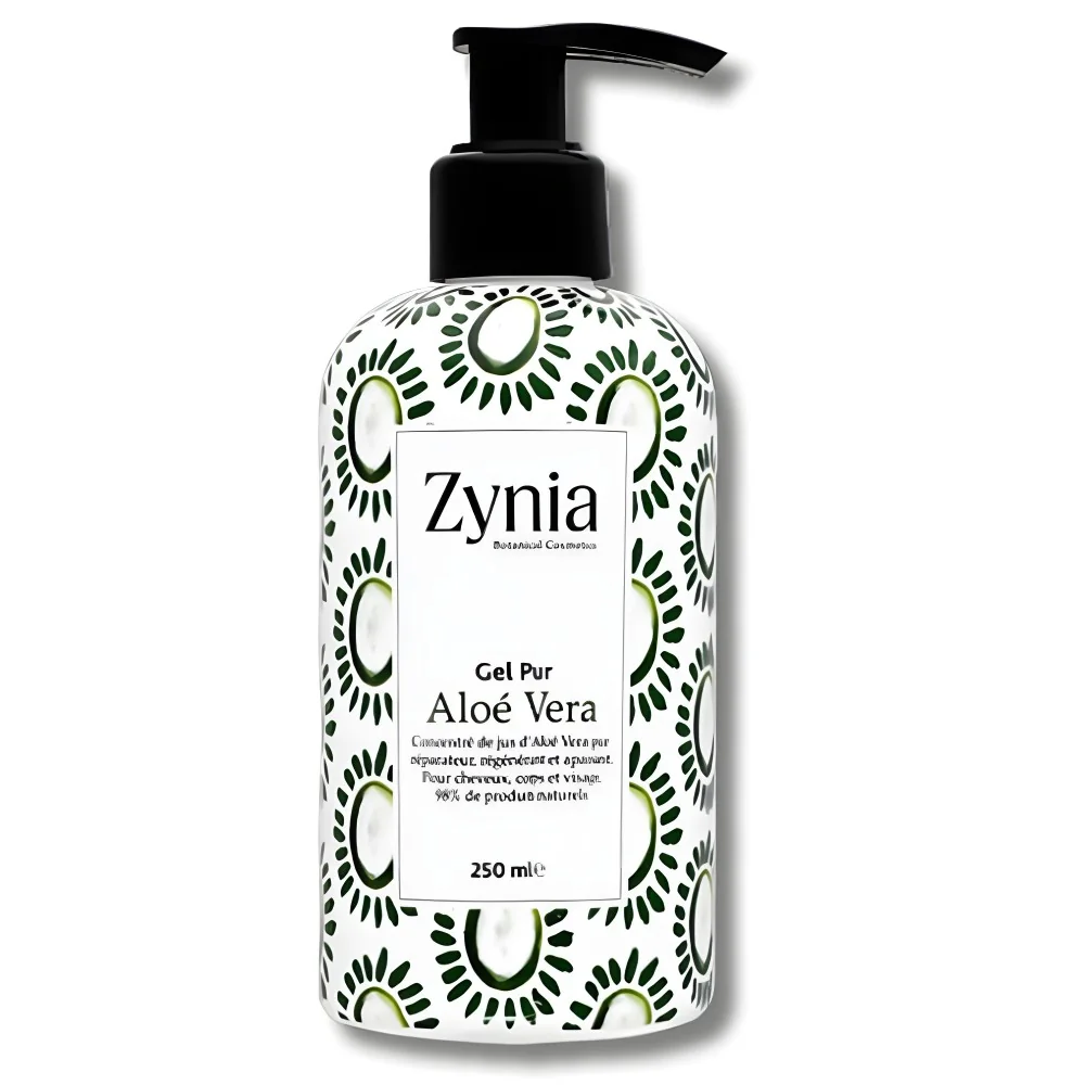 ZYNIA - GEL ALOE VERRA 250ML pour Soins