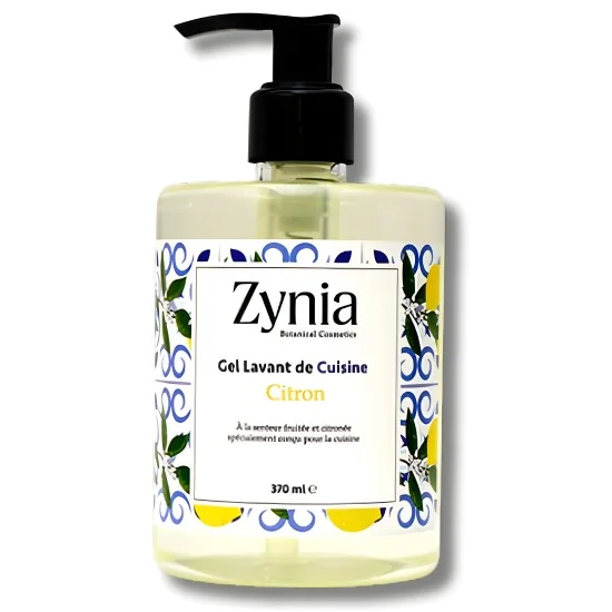 ZYNIA - GEL LAVANT MAINS CITRON 370ML pour Hygiène