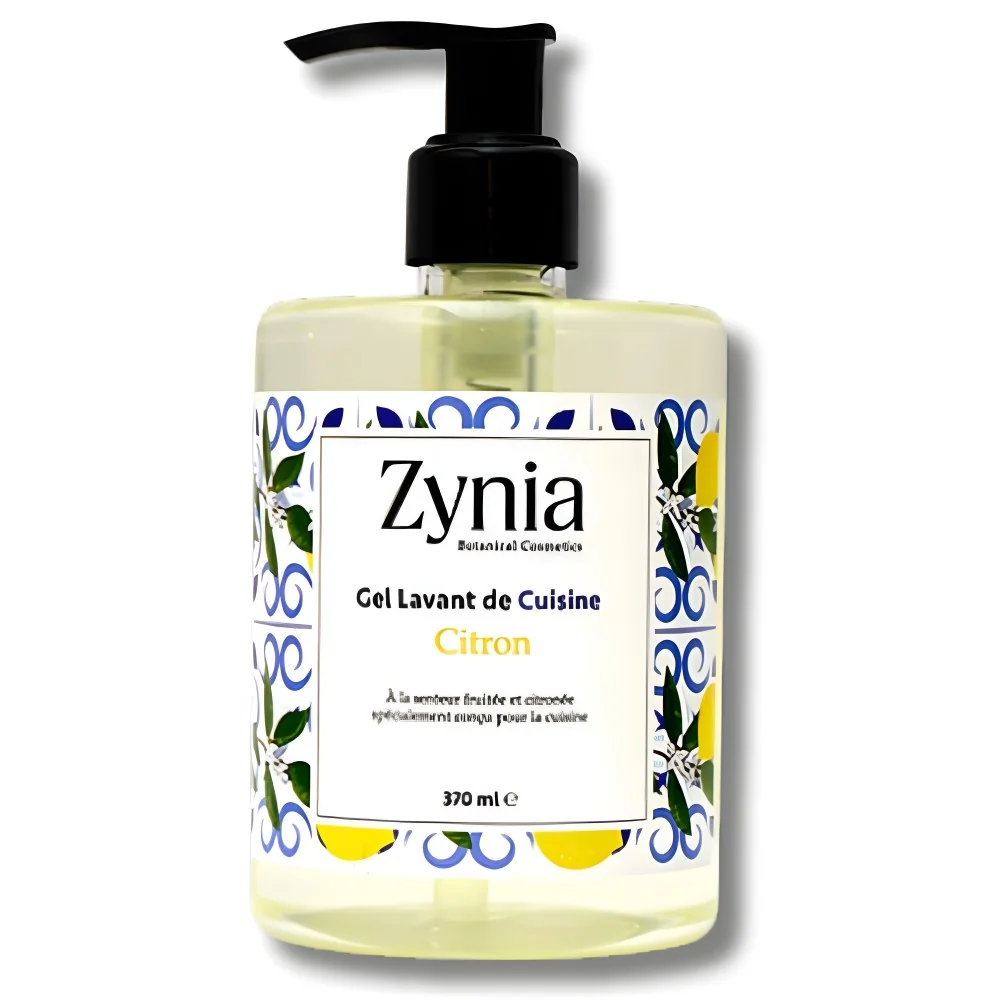 ZYNIA - GEL LAVANT MAINS CITRON 370ML pour Hygiène