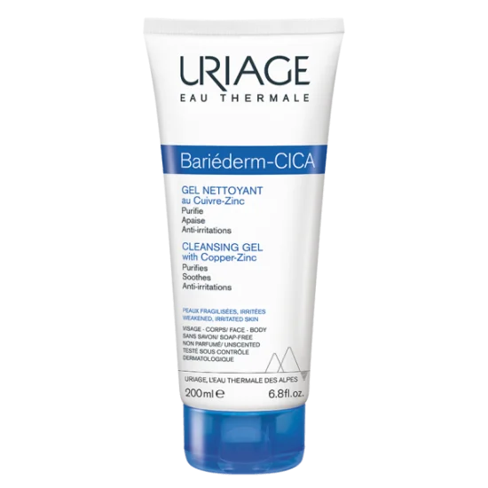 URIAGE BARIÉDERM - CICA GEL NETTOYANT 200ML pour Soins