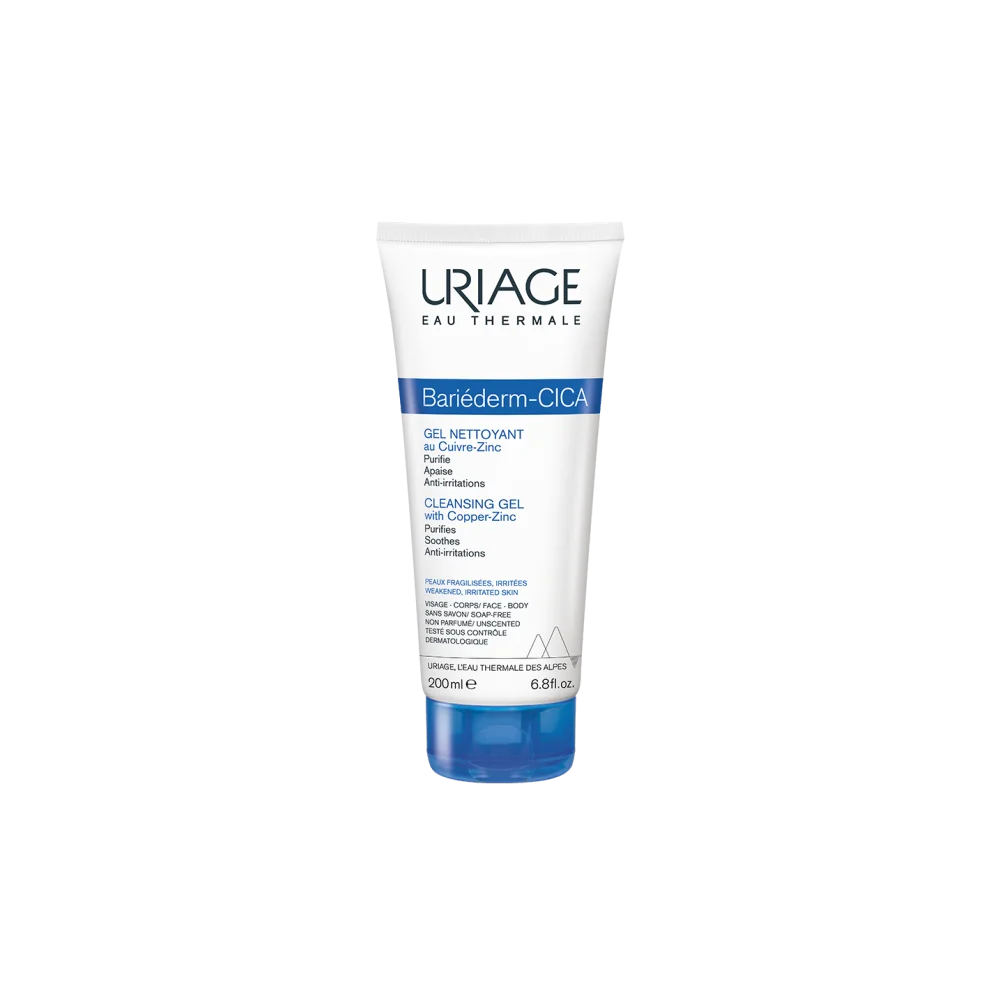 URIAGE BARIÉDERM - CICA GEL NETTOYANT 200ML pour Soins