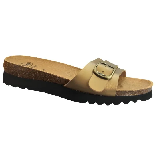 SCHOLL - CLAQUETTES ORTHOPEDIQUES FEMME DOREES pour sabots et claqu...