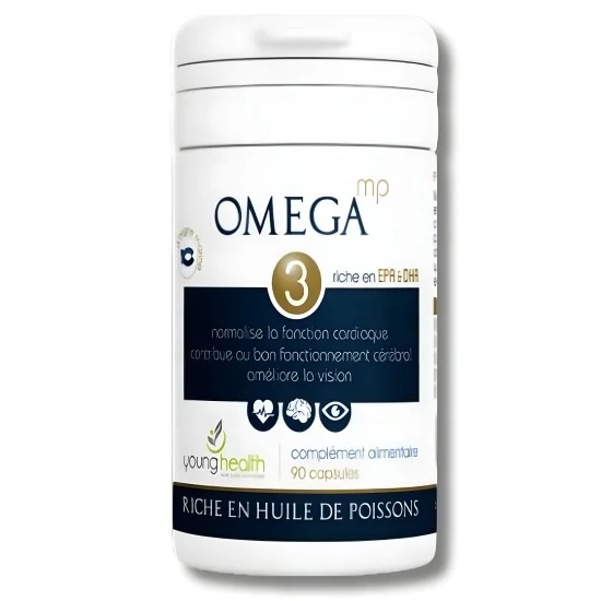 YOUNG HEALTH - OMEGA 3 90 GELULES pour Compléments Alimentaires