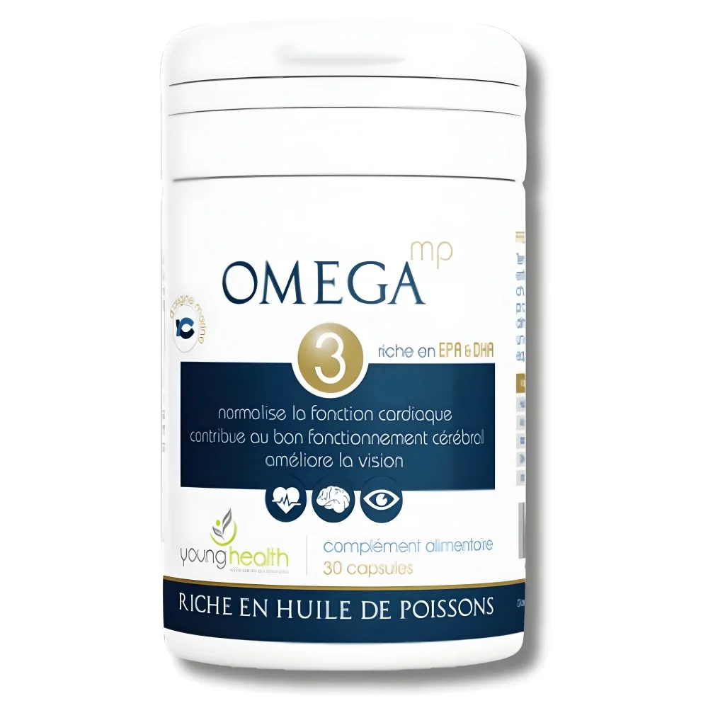 YOUNG HEALTH - OMEGA 3 30 GELULES pour Compléments Alimentaires
