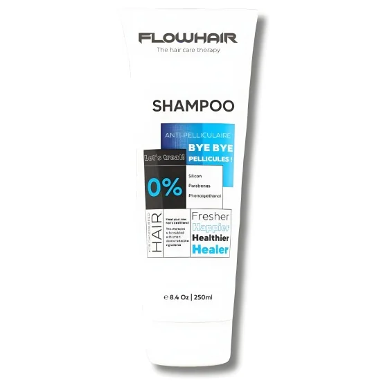 FLOWHAIR - SHAMPOING ANTI PELLICULAIRE 250ML pour Beauté