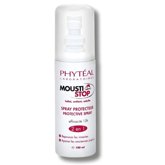 PHYTEAL - MOUSTISTOP SPRAY PROTECTEUR 100ML pour Hygiène