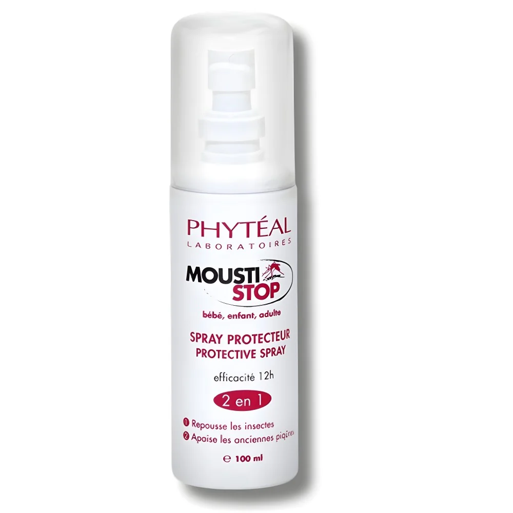 PHYTEAL - MOUSTISTOP SPRAY PROTECTEUR 100ML pour Hygiène