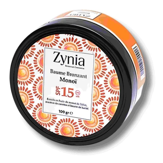 ZYNIA - BAUME BRANZANTE MONOI SPF15 100GR pour Nos Promotions