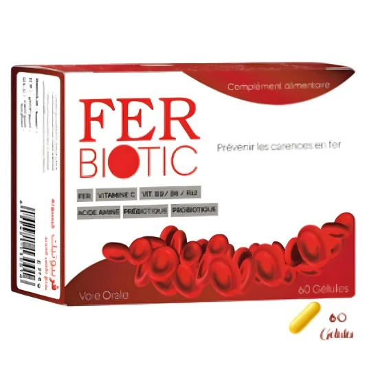 VITAL - FERBIOTIC 60 GÉLULES pour Compléments Alimentaires