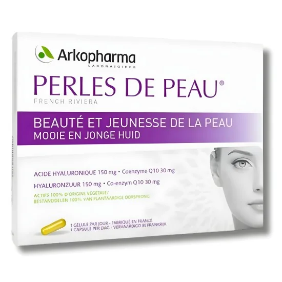 ARKOPHARMA - PERLES DE PEAU 30 GELULES pour Compléments Alimentaires
