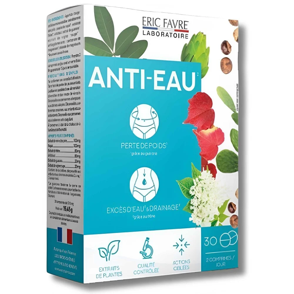 ERIC FAVRE - ANTI EAU 30 COMPRIMES pour Compléments Alimentaires