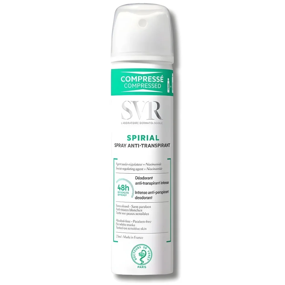 SVR SPIRIAL - SPRAY DEODORANT ANTI TRANSPIRANT 75ML pour Beauté