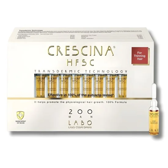 CRESCINA HFSC 200 HOMME 20 AMPOULES pour Beauté