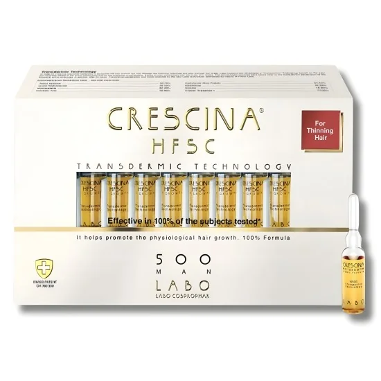 CRESCINA HFSC 500 HOMME 20 AMPOULES pour Soins