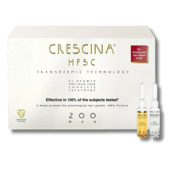 CRESCINA TTT COMPLET (ANTI CHUTE+REPOUSSE) 200 HOMME 10 +10 AMPOULE...