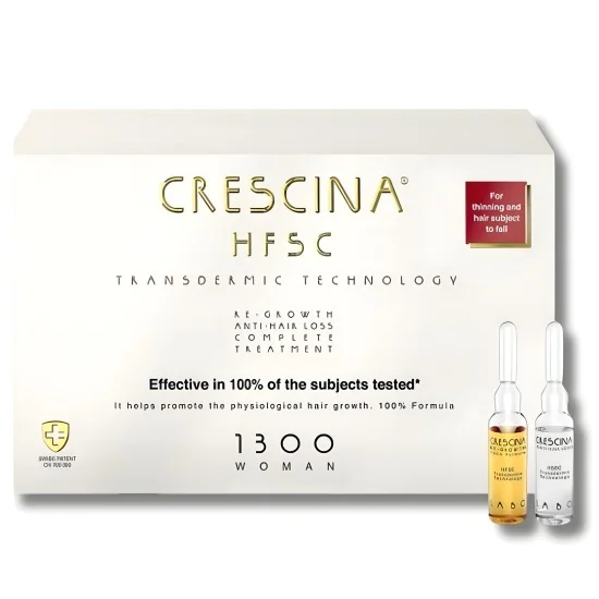 CRESCINA TTT COMPLET (ANTI CHUTE+REPOUSSE) 1300 femme 10 +10 AMPOUL...