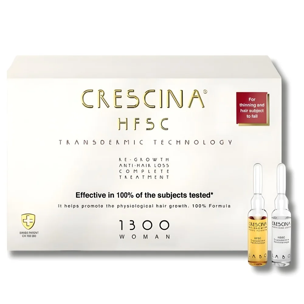 CRESCINA TTT COMPLET (ANTI CHUTE+REPOUSSE) 1300 femme 10 +10 AMPOUL...