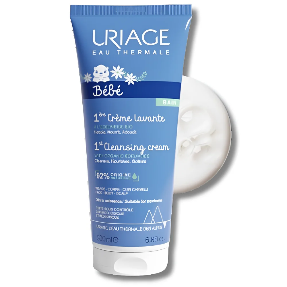 URIAGE BÉBÉ 1ÈRE - CRÈME LAVANTE VISAGE CORPS ET CUIR CHEVELU 200ML...