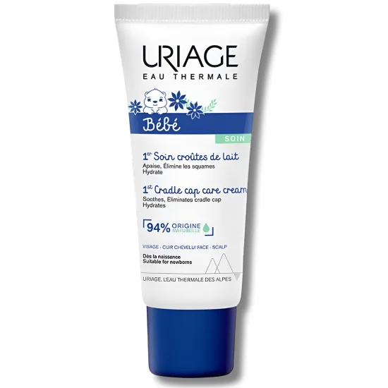 URIAGE BEBE 1ER SOIN CROUTES DE LAIT VISAGE ET CUIR CHEVELU 40ML po...