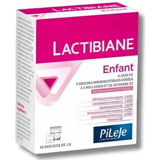 PILEJE - LACTIBIANE ENFANT 10 SACHETS pour Compléments Alimentaires